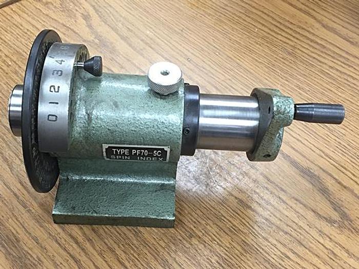 Used 2344-700 5C Indexing Spin Jig Fixture, Type #PF-70
