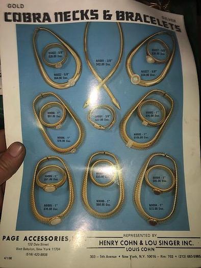 Used GOOSENECK COBRA- FASHION JEWELRY MANUFACTURING PACKAGE