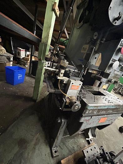 Used 5288-230 Bliss 35 Ton OBI Single Crank Flywheel Power Press, Model CH 35 W/ 6″ Peterson Roll Feed