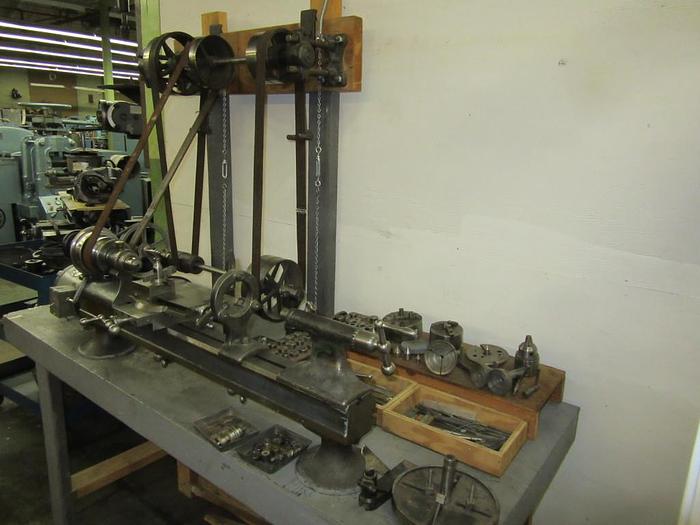 Used 1196-385 Antique B.C. Ames Watchmaker’s/ Clockmaker’s/Jewelers Precision Lathe, Model #3