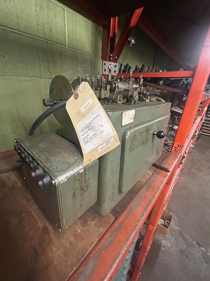 Used Small Theodore Bechtold (Germany) Curb Chain Making Machine