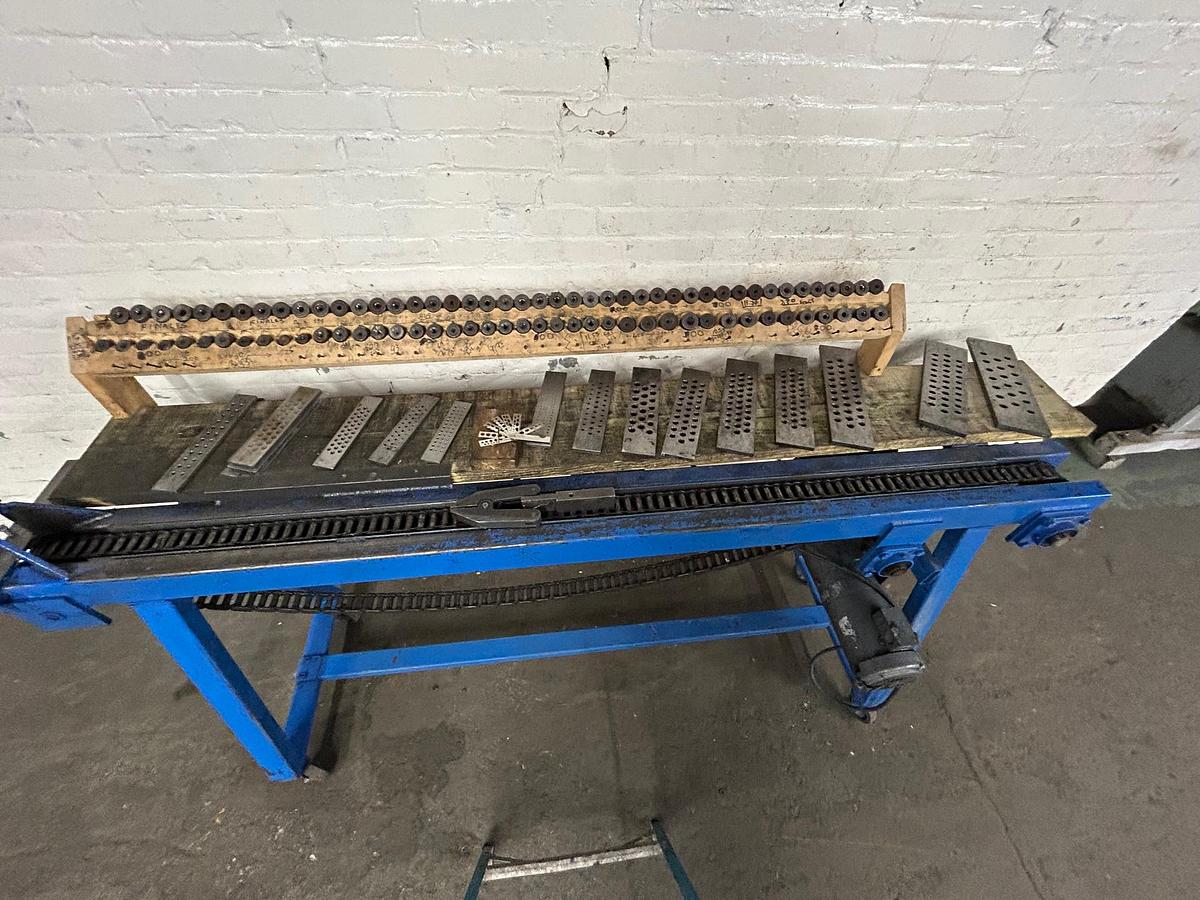 Used Power Motorized Draw Bench 6'5" Complete with Draw Dies / Draw Plates