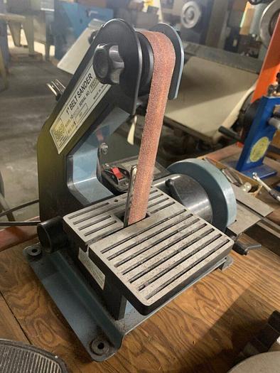 Used 5954-590 1″ X 30″ Belt & 5″ Disc Sander 1/3HP Polish Grinder Sanding Machine