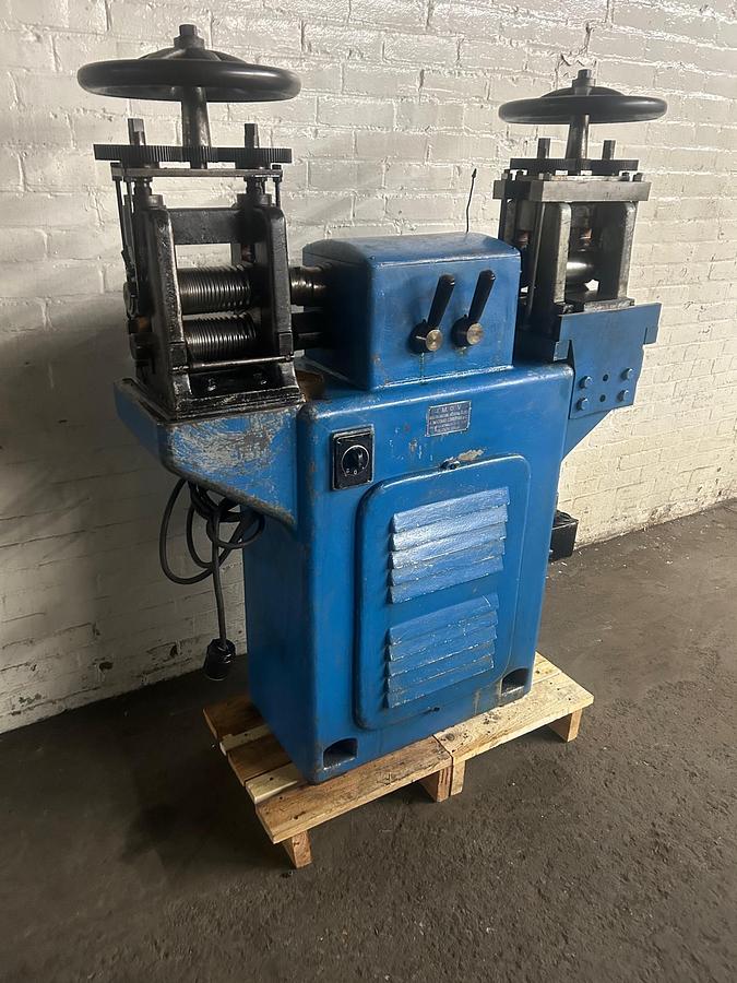 Used I.M.O.V Double-Sided Plate and Wire Power Rolling Mill for Gold, Silver, Italian Made