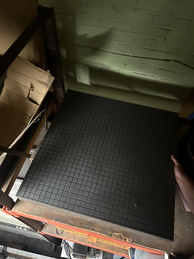 Used Precision 30" X 30" x 3" H Cast Iron - Lapping Work Table