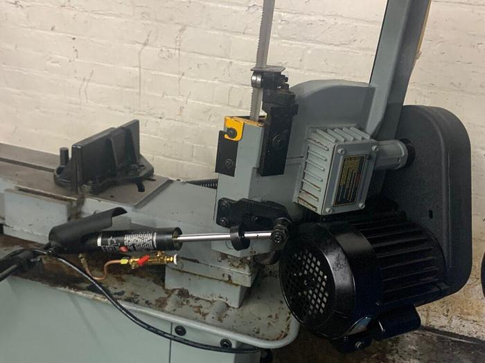 Used 5972-600 Enco 7″ x 12″ Manual Combo Horizontal & Vertical Bandsaw, Coolant System, New 2004