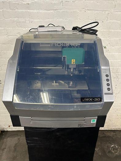 Used 3419-700 Roland JWX-30 Jewelry Wax Model Maker Bench Top 3D Engraver Milling Machine