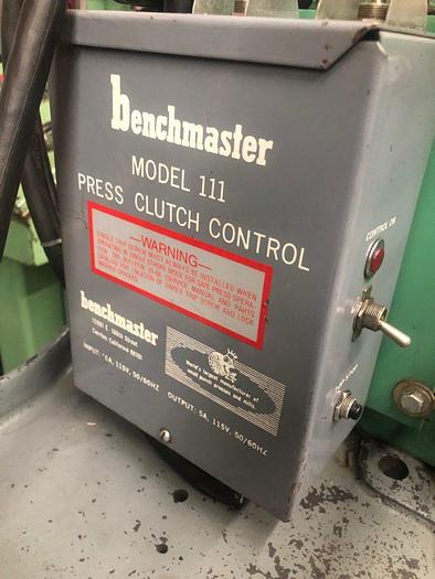 Used 3391-220 Benchmaster 2 Ton Press Model 141 With Transformer & Electric Foot Pedal Control