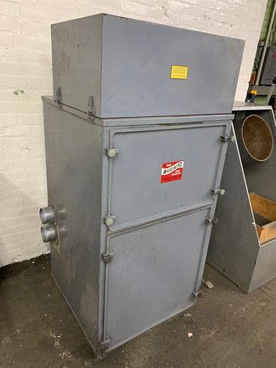 Used 4479-550 I SHOR (Torit Type) Whirlwind Model #4, 3HP Cabinet Dust Collector With Silencer