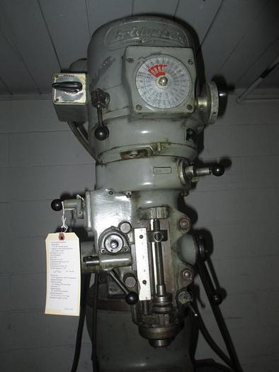 Used 0342-470 Bridgeport Model BR2J, Variable Speed Vertical Turret Milling Machine