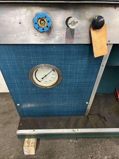 Used 5292-220 Hi-Ton 250 Ton Capacity Hydraulic Coining Press for Coins, Medals, Medallions & More