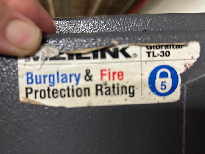 Used Meilink Combination Floor Safe, Series Gibraltar - Fire / Burglary / Tool Resistant TL30