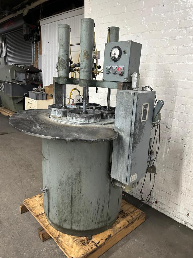 Used Speedfam 24" Lapper / Lapping Machine with 9" Discs, Pneumatic Plates