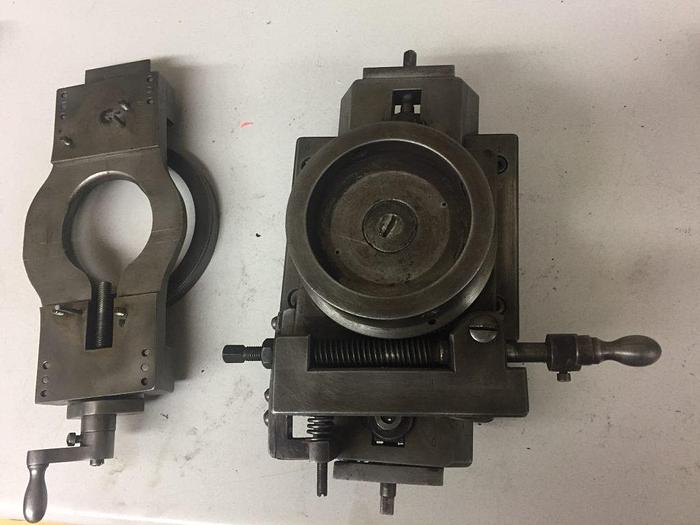 Used 2841-385 Antique MJ Brohen Brocading Ellipse Precision 360 Chuck/Vise & Oval Attachment