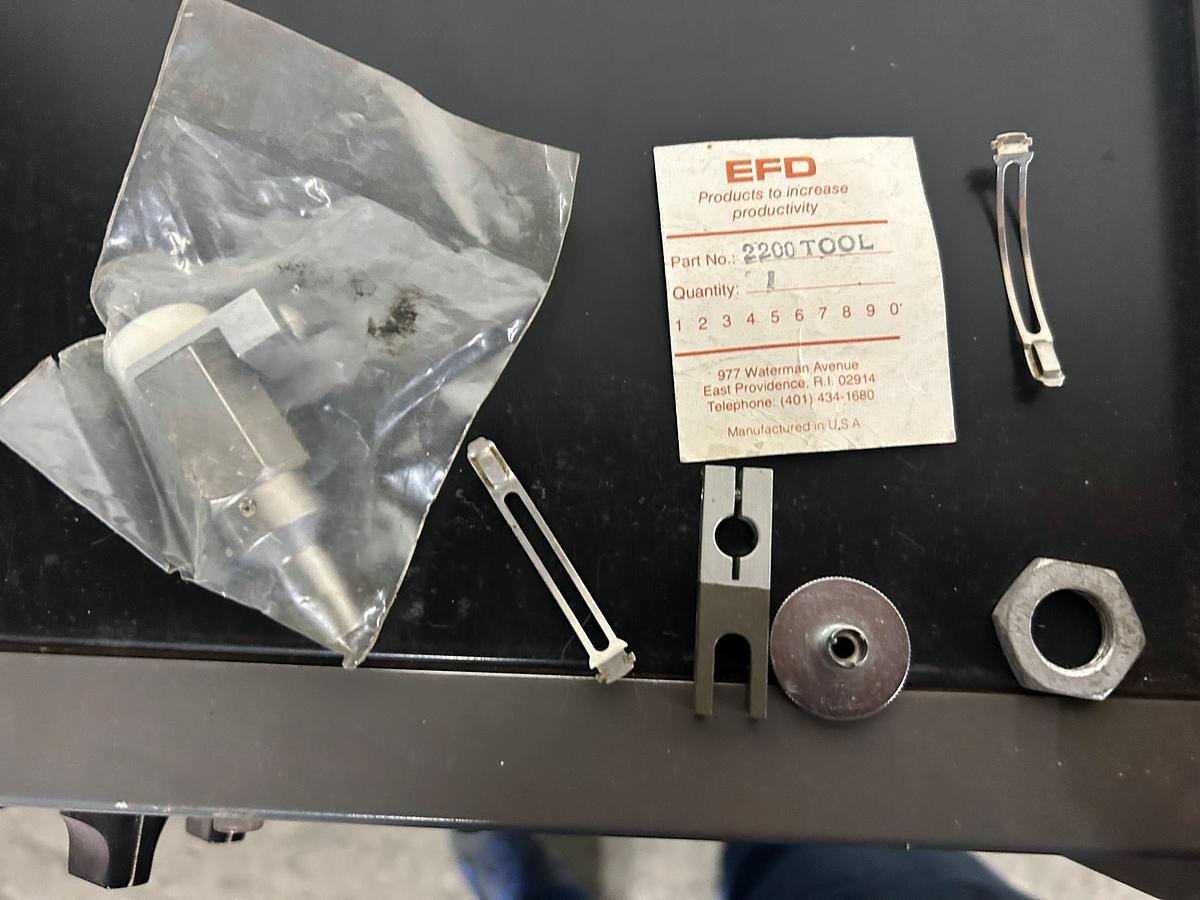 Used EFD Electron Fusion Earring Stud Jewelry Welding Machine, Model 2200 with Tooling