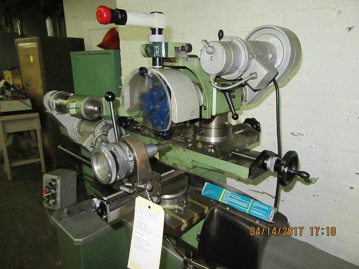 Used 2504-110 Tousdiamants Swiss 2-Head Diamond Faceting Cutting Machine Jewelry Model # T2E