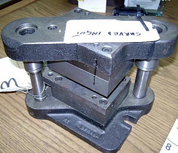 Used 0575-390 Curved Ingot Die Set