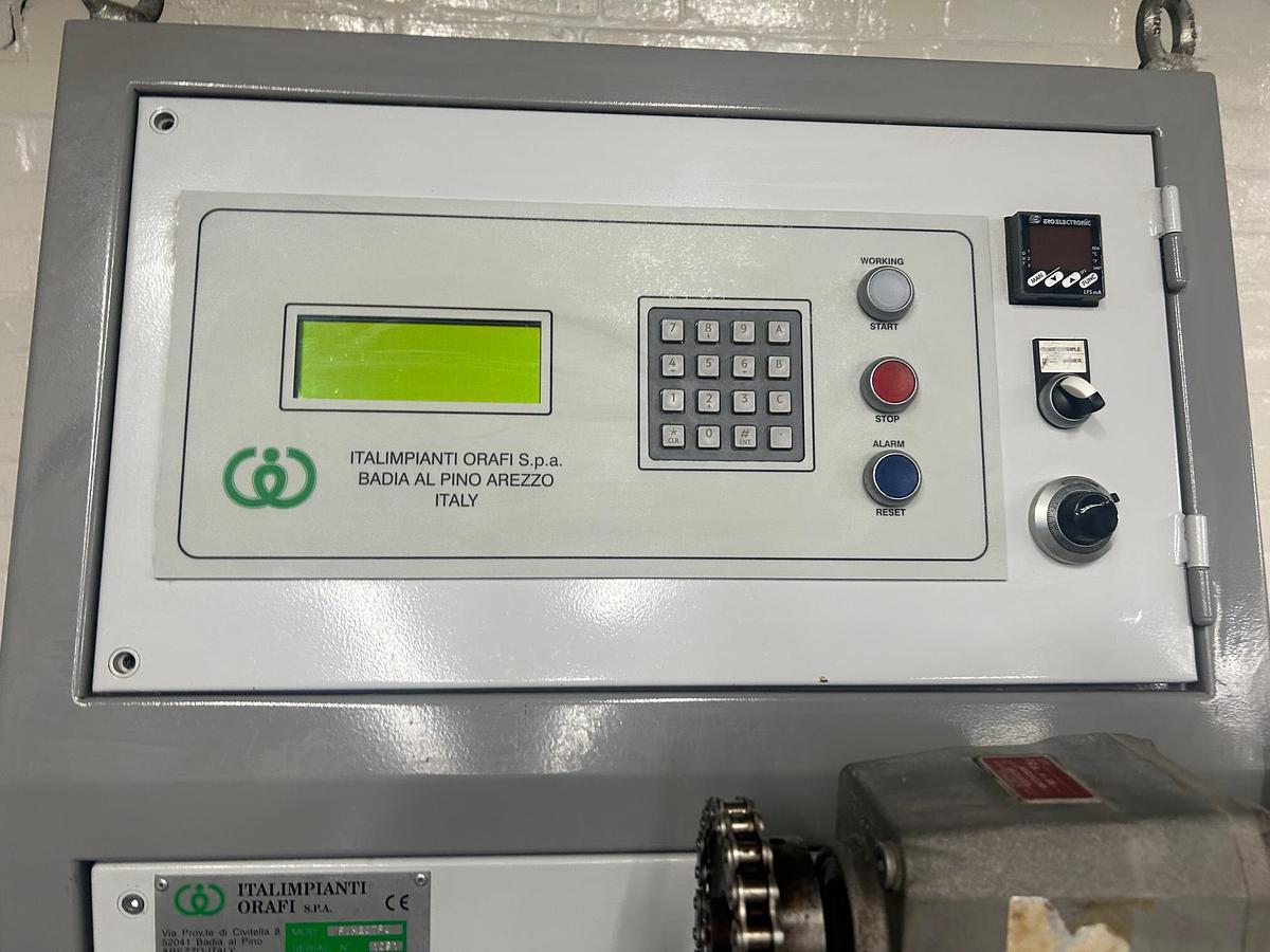 Used Italimpianti FIM/20TPU Mechanical Tilting Medium Frequency Induction Melting Furnace