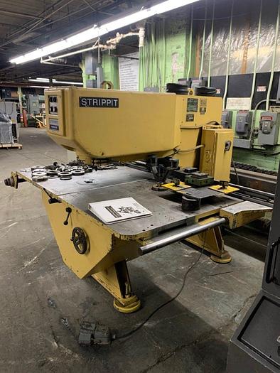Used Strippit Fabricator Super 30″ x 30 Ton Semi-Automatic Punch Press with Tooling