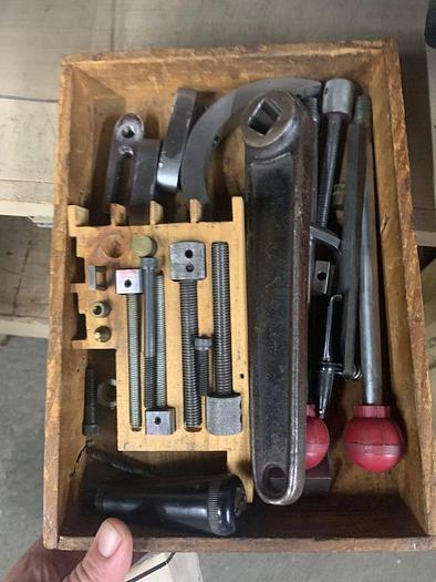 Used 5966-410 ENCO Complex Milling Drilling Machine MODEL RF-30 With Cabinet Stand