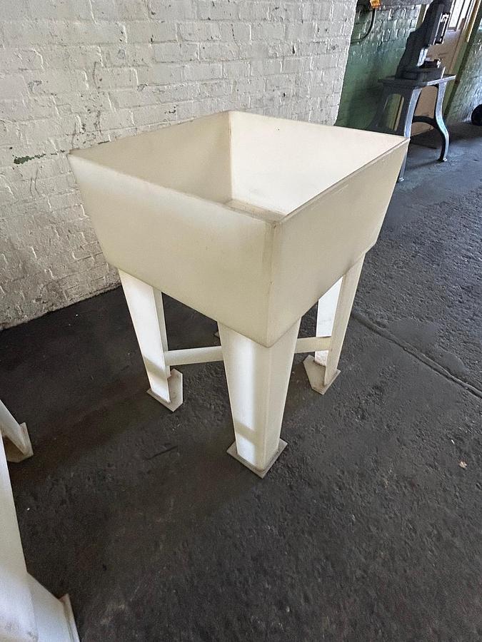 Used Polypropylene Counter Flow Dual Rinsing Tank Wet & Dry Tank