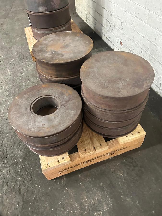 Used (11) 12" Mold Frames for White Metal Casting Machine for Jewelry, Fishing Jigs