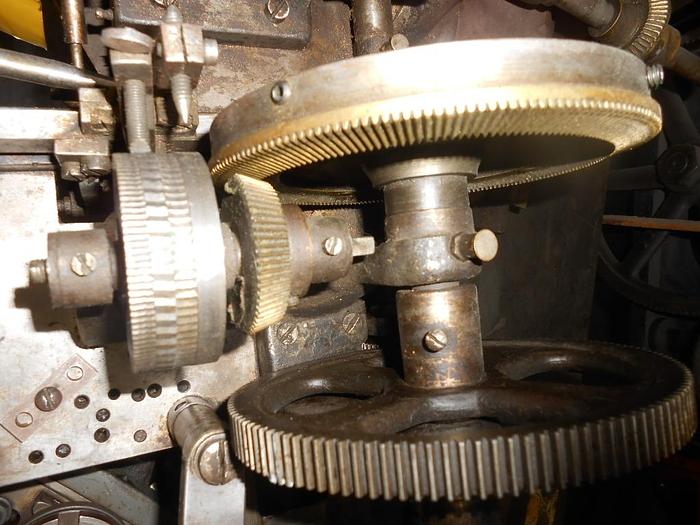 Used 2987-385 Antique RA Lienhard Chaux-de-Fonds Brocading Machine