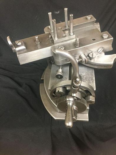 Used 2795-385 RARE ANTIQUE ROSE ENGINE TURNING MACHINE GUILLOCHE RADIUS TOOL SLIDE