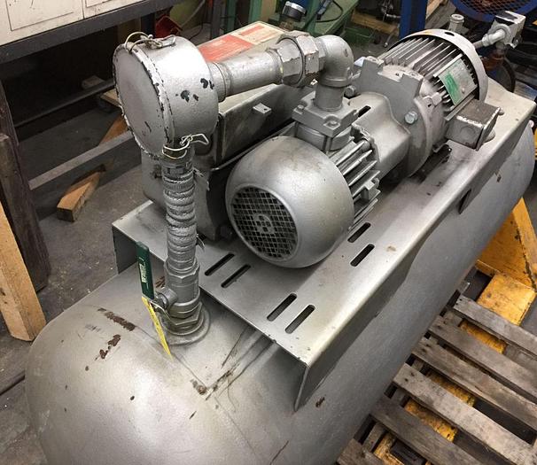 Used 2967-700 BUSCH TANK MOUNTED 3HP VACUUM PUMP MODEL# 063-138
