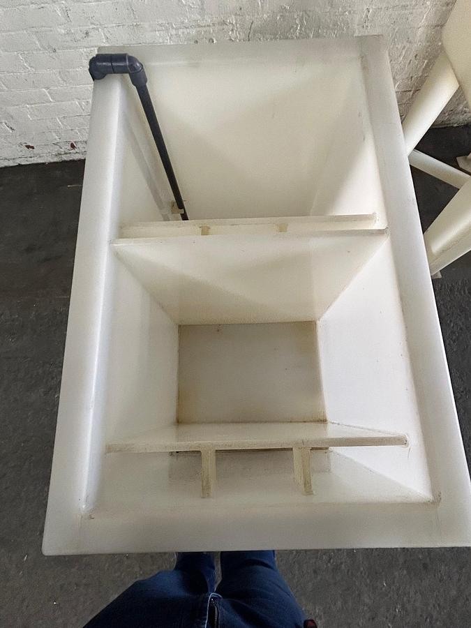 Used Polypropylene Counter Flow Dual Rinsing Tank Wet & Dry Tank