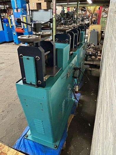 Used Cavallin Type 6″ x 4″ Double Sided Power Rolling Mill with Side Rollers for Gold, Silver, Plate