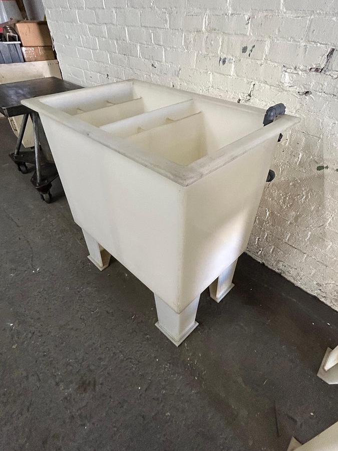 Used Polypropylene Counter Flow Dual Rinsing Tank Wet & Dry Tank
