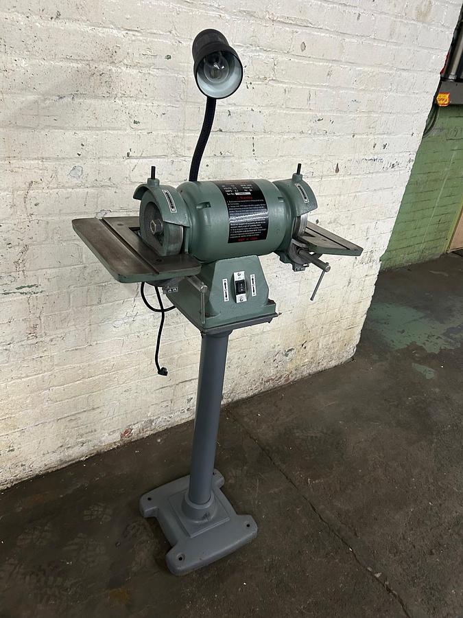 Used Tool Cutting Grinder Floor Model 64169741 STC#CED414 With Pedestal Stand