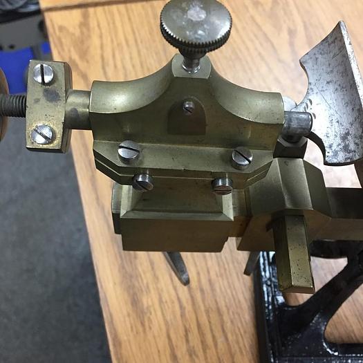 Used 2468-385 Antique Bench Model Watchmaker’s Hand Operated Lathe