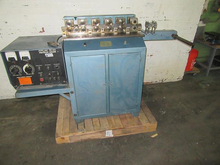 Used 2466-140 N. Ferrara Tube Forming Machine with Welder, Model #056-07-TUBE