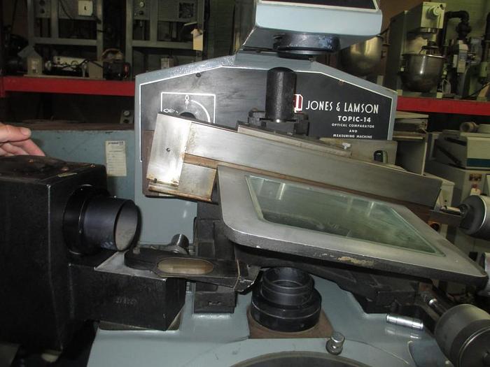 Used 0462-530 Jones & Lamson 14″ Floor Model Optical Comparator Model # TOPIC-14, S/N: E53227