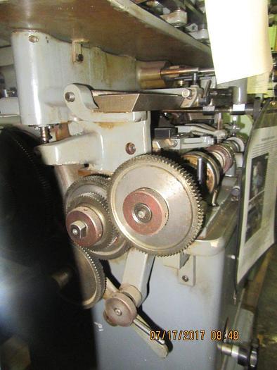 Used 7853-385 R. Gudel Type 30, 6-Position Semi-Automatic Ring/Band Brocading/Copy Engraving Machine