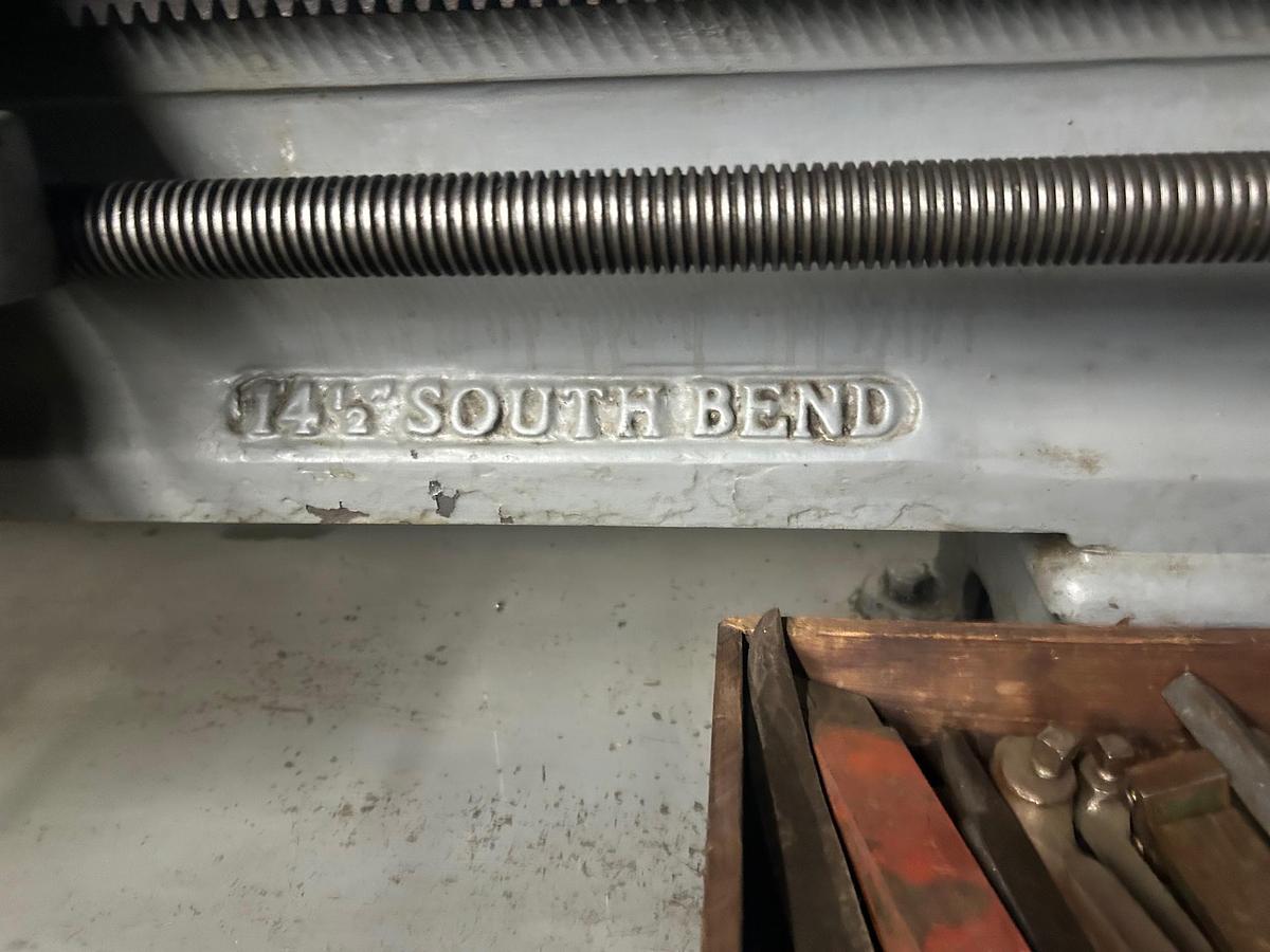 Used South Bend 14-1/2"X 38" Heavy Duty Precision Lathe Model 8183C W/ Taper Attachment & Tooling