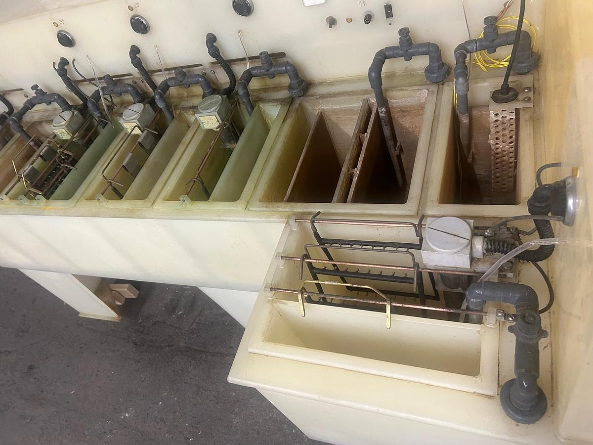 Used Manual Dip Plating Line: Dual Station, Poly-Pro Construction for Jewelry Gold, Silver Nickel Copper