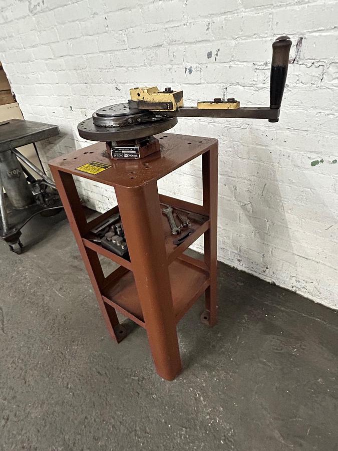 Used Diacro Hand Operated Floor Model Bender, Model 1A, with Tooling