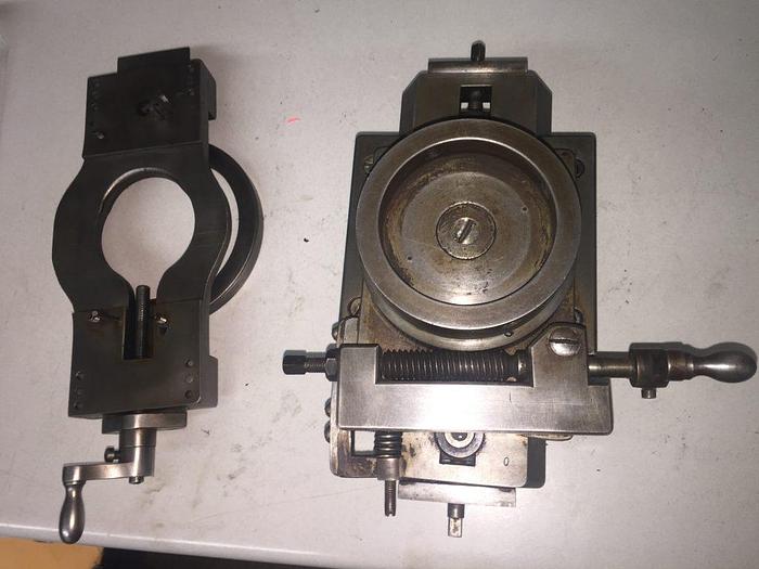 Used 2841-385 Antique MJ Brohen Brocading Ellipse Precision 360 Chuck/Vise & Oval Attachment