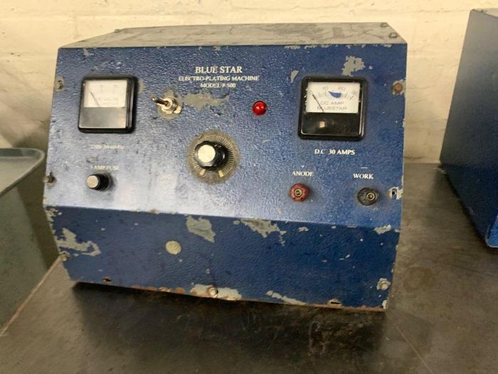 Used 5998-350 Blue Star ‎Eurotool 30 Amp Rectifier – High Production Jewelry Plating / 110 Volt