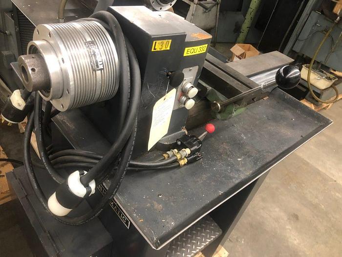 Used 2787-440 DUNHAM SECOND OPERATION LATHE WITH HARDINGE QUICK PRODUCTION CROSSLIDE