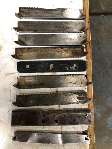 Used 3041-385 SET OF 9 ENGINE TURNING STRAIGHT LINE PATTERN BARS
