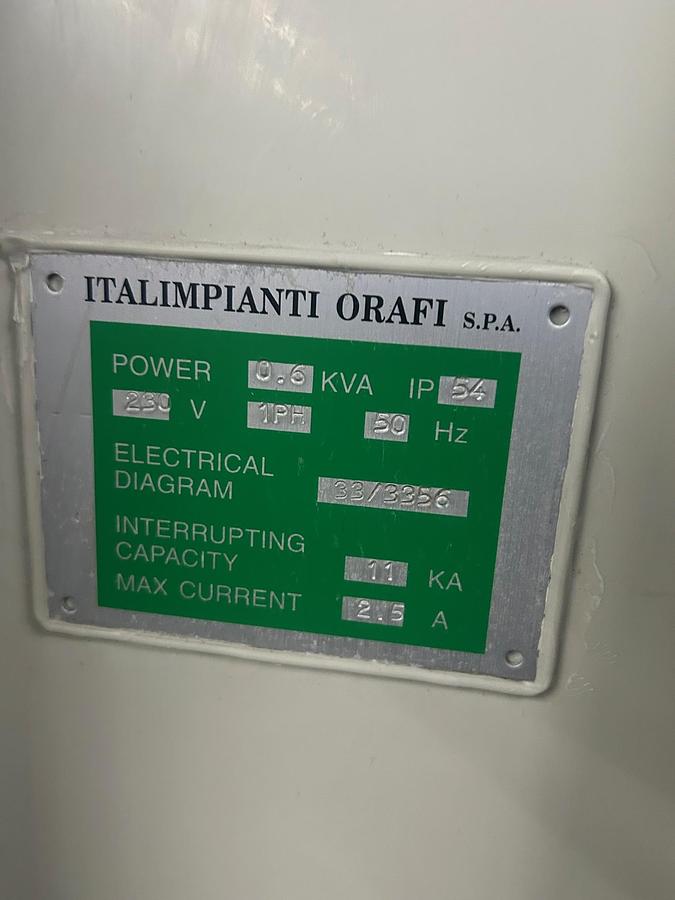 Used Italimpainti Fume Scrubber for Acid Fumes TLF/500 New 2010