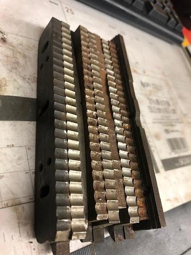 Used 3041-385 SET OF 9 ENGINE TURNING STRAIGHT LINE PATTERN BARS