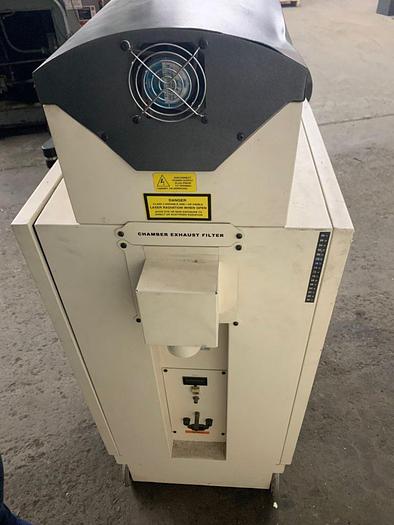 Used 6763-700 LaserStar Workstation Industrial Laser Marking Machine 528-3782 with 3-Jaw Rotational Device – New 2007