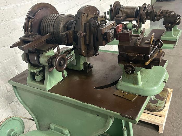Used Rare Antique Charles Fields Rotary Rose Engine Turning Guilloche Machine W/11-ROSETTES CIRCA 1918