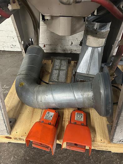 Used Pressure Blast Mfg Co. Model AA-33 Abrasive Blast Cabinet System with Blower