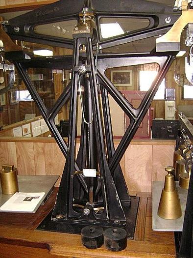 Used 1337-385 Antique L. Oertling HD Assay Bullion Balance Beam Scale Circa 1860